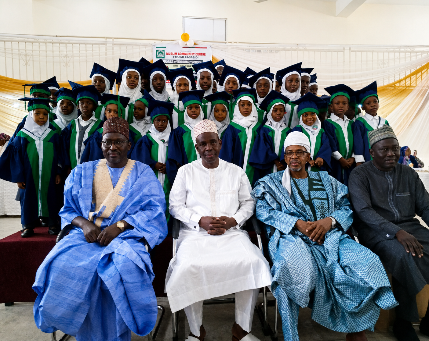 Students at Fou'ad Lababidi Nursery and Primary School