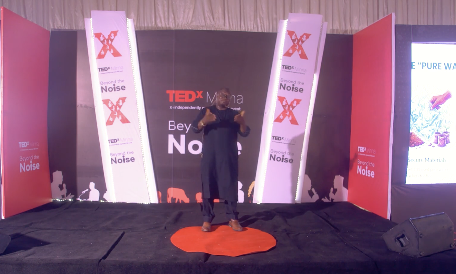 Prof. Ibraheem Dooba explaining the tree economy