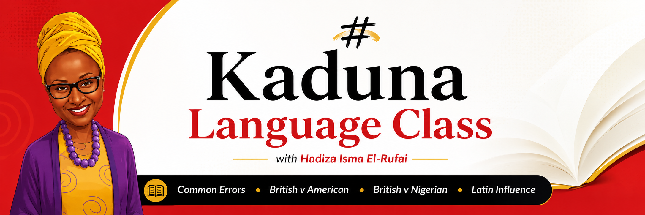 Kaduna Language Class Banner