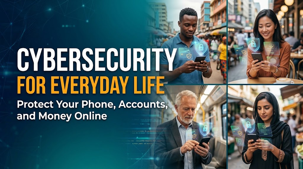 Cybersecurity for Everyday Life: Protect Your Phone, Accounts, and Money Online - course cover